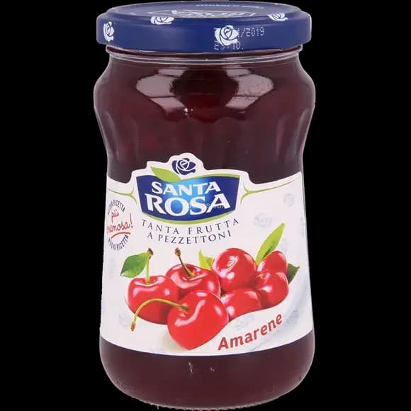 مربای آلبالو (آمارنا) کلاسیک سانتا روزا مدل اکسترا حاوی تکه های میوه 350 گرم Santa Rosa Confettura Extra di Amarene