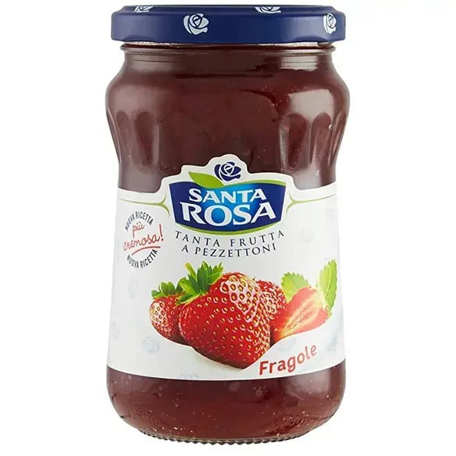 مربای توت فرنگی کلاسیک سانتا روزا مدل اکسترا همراه با تکه‌های میوه 350 گرم Santa Rosa Confettura Extra di Fragole — تصویر ۲