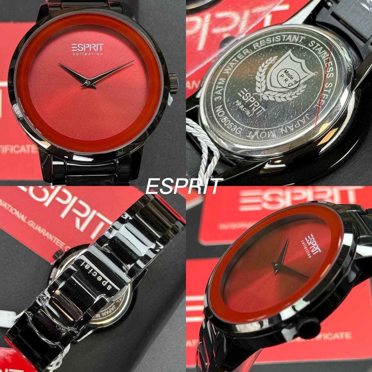 ست ساعت زنانه و مردانه مارک اسپریت صفحه گرد بند استیل در رنگ بندی متنوع و شیک کد 2117574 — تصویر ۸