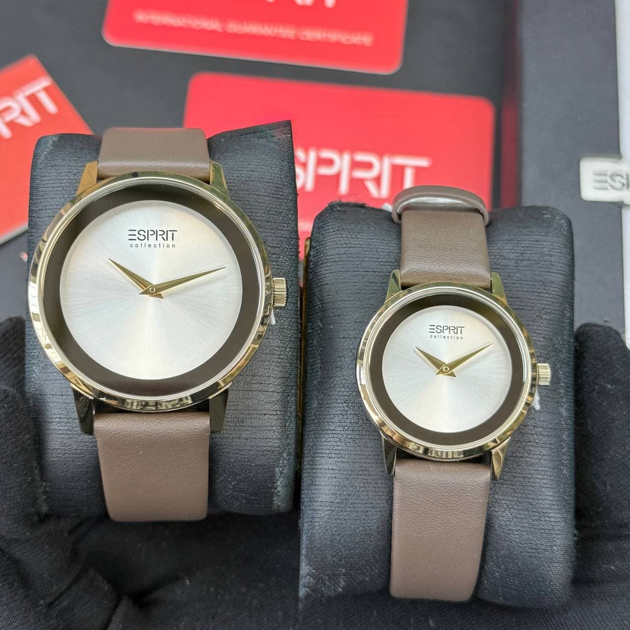 ست ساعت زنانه و مردانه مارک اسپریت بند چرمی در رنگ بندی متنوع و شیک کد 2117569 — تصویر ۸