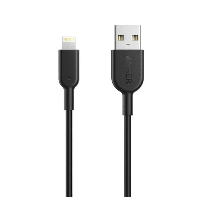 کابل شارژ اصلی آنکر مدل PowerLine II A8432 Lightning 0.9m