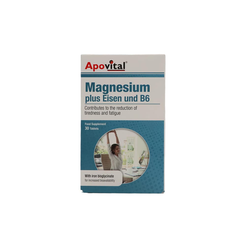 قرص منیزیم پلاس آیزن و B6 آپوویتال/Mangnesium plus Eisen und B6 Apovital — تصویر ۲