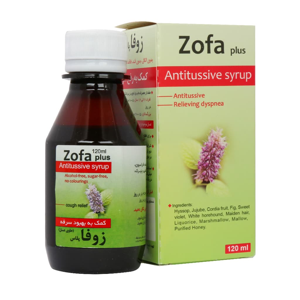 شربت سرفه زوفا پلاس نیاک/Zofa plys niak