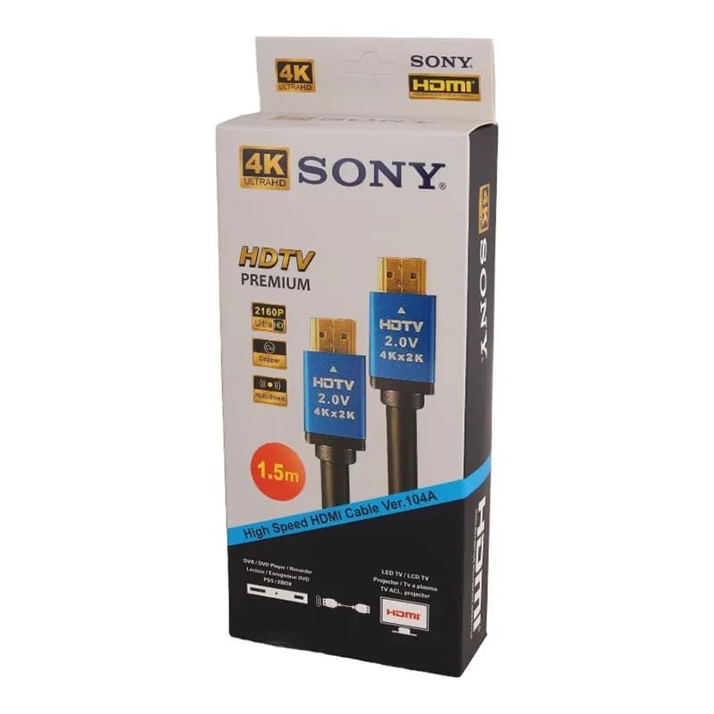 کابل تصویر HDMI سونی 4K برای کنسول بازی PS5 به طول 1.5 متر — تصویر ۴