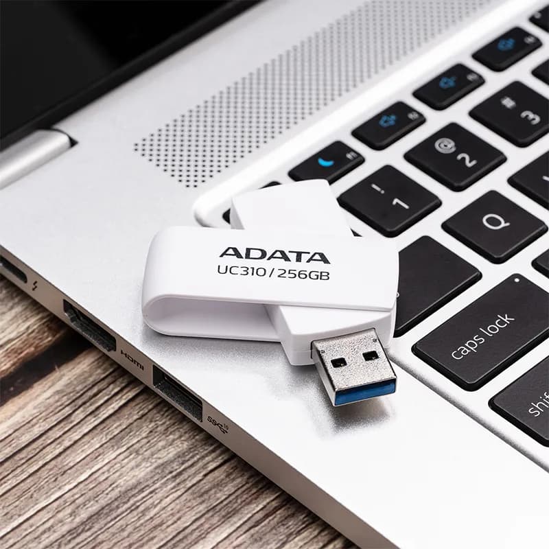 فلش مموری USB3.2 ای دیتا مدل UC310 ظرفیت 64 گیگابایت – سفید — تصویر ۵
