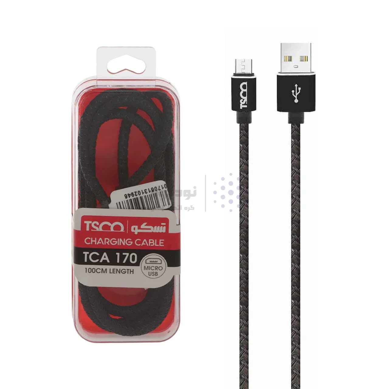 کابل شارژ و دیتا فست کنفی اندروید TSCO مدل TCA 170 – مشکی(گارانتی 12 ماهه TSCO ) — تصویر ۶
