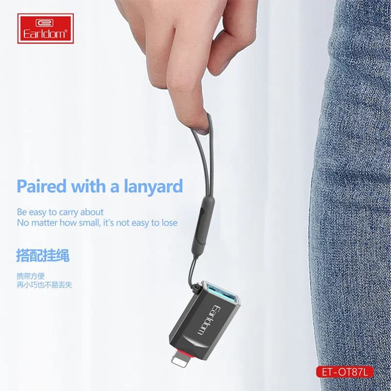 تبدیل OTG لایتنینگ به USB3.0 ارلدام مدل ET-OT87L — تصویر ۷