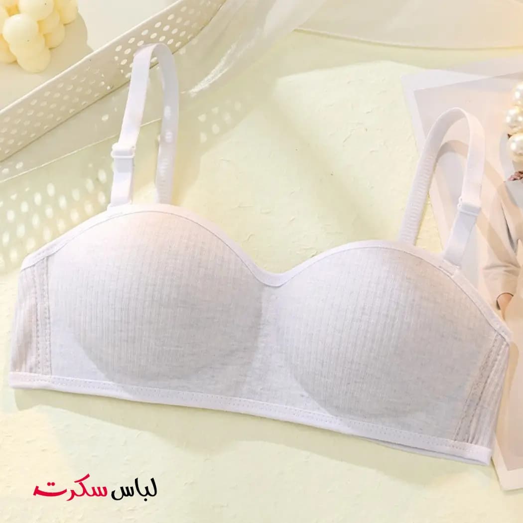 سوتین دکلته اسفنجی بدون فنر دخترانه ls8390 — تصویر ۳