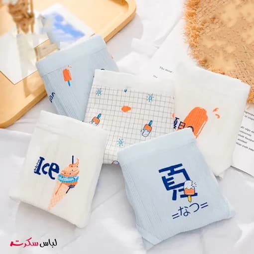 شورت نخی زنانه بسته 3عددی ls0369 — تصویر ۷