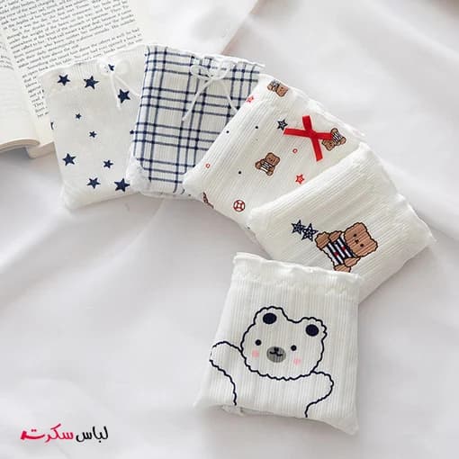 شورت عروسکی زنانه بسته 3عددی ls0246 — تصویر ۶