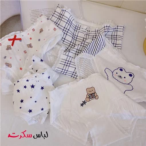 شورت عروسکی زنانه بسته 3عددی ls0246 — تصویر ۴