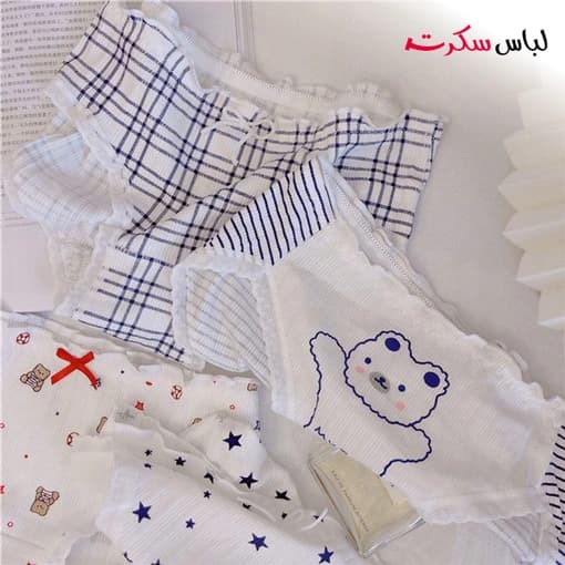شورت عروسکی زنانه بسته 3عددی ls0246 — تصویر ۳