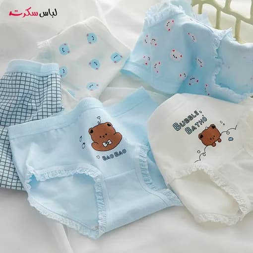 شورت عروسکی پنبه ای 3عددی ls0068 — تصویر ۱۲