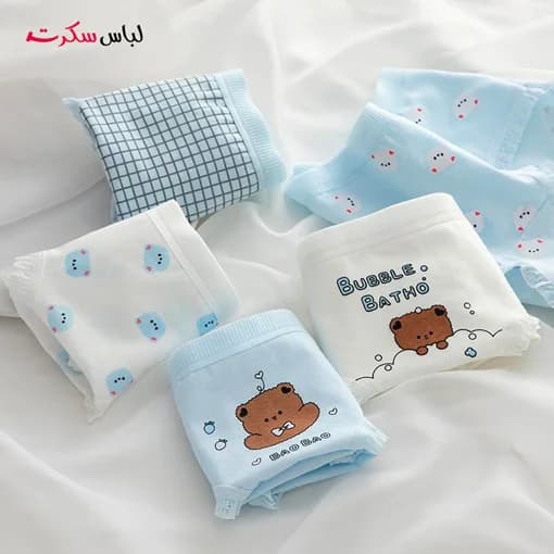 شورت عروسکی پنبه ای 3عددی ls0068 — تصویر ۸