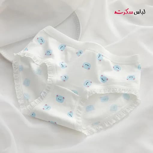 شورت عروسکی پنبه ای 3عددی ls0068 — تصویر ۳