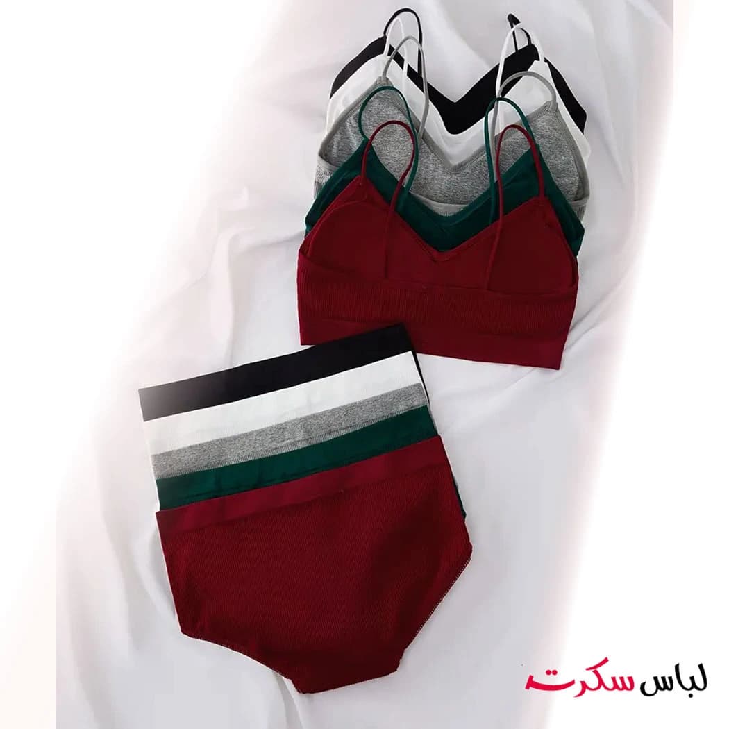 ست نیم تنه شورت کبریتی ls00216 — تصویر ۳