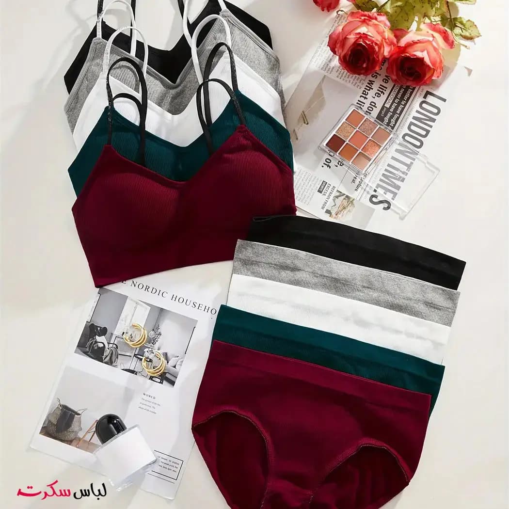 ست نیم تنه شورت کبریتی ls00216 — تصویر ۸