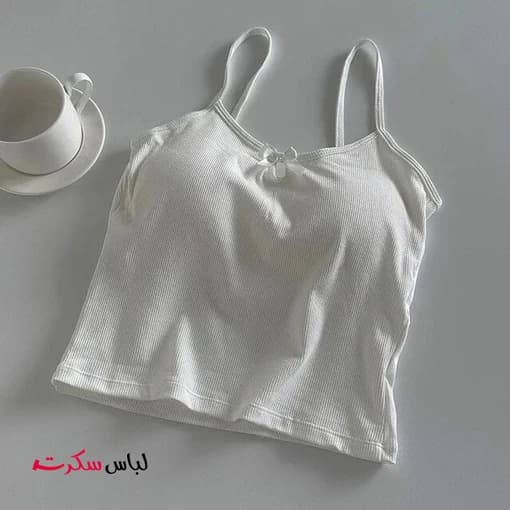 کراپ تاپ کبریتی کاپ دار ls02074 — تصویر ۳
