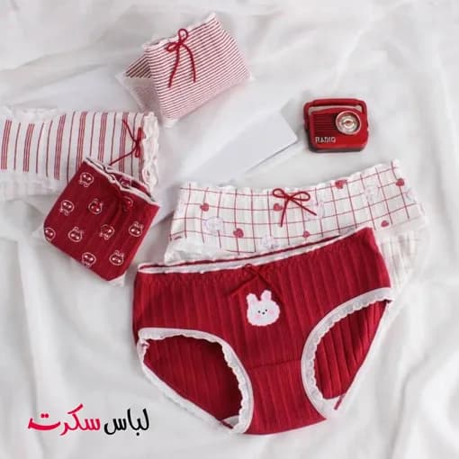 شورت فانتزی بسته 3 عددی ls0268 — تصویر ۳