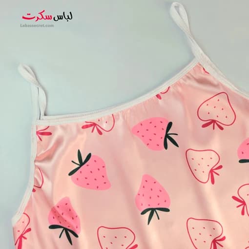 لباس خواب راحتی توت فرنگی ls00101 — تصویر ۷