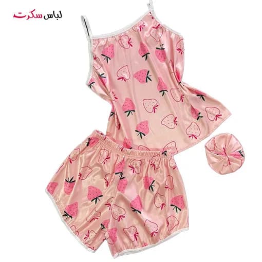 لباس خواب راحتی توت فرنگی ls00101