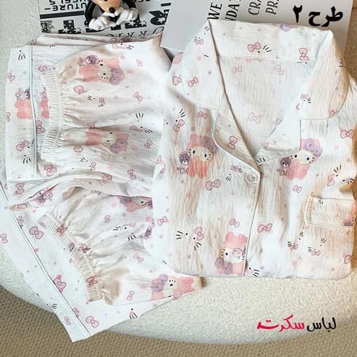 بلوز و شلوار راحتی فانتزی زنانه lslux0037 — تصویر ۵
