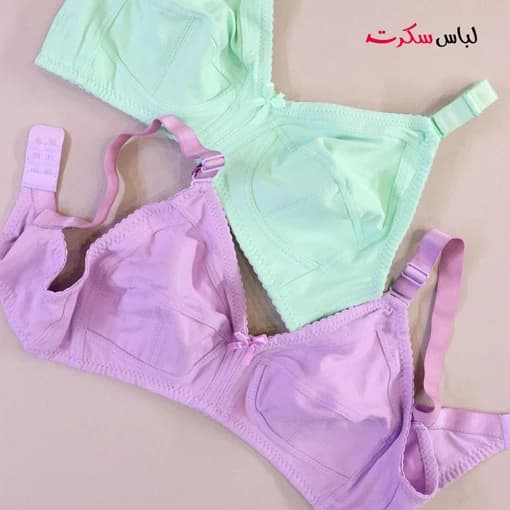 سوتین نخی بدون فنر فول کاور lsj3055 — تصویر ۳