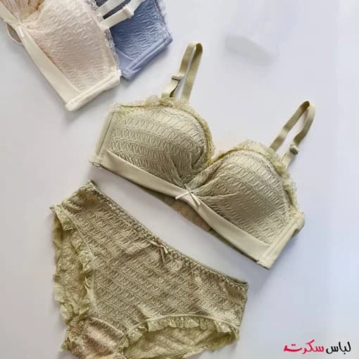 لباس زیر ست شورت و سوتین اسفنجی ls8083 — تصویر ۵