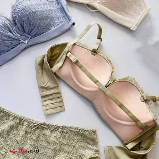 لباس زیر ست شورت و سوتین اسفنجی ls8083 — تصویر ۲
