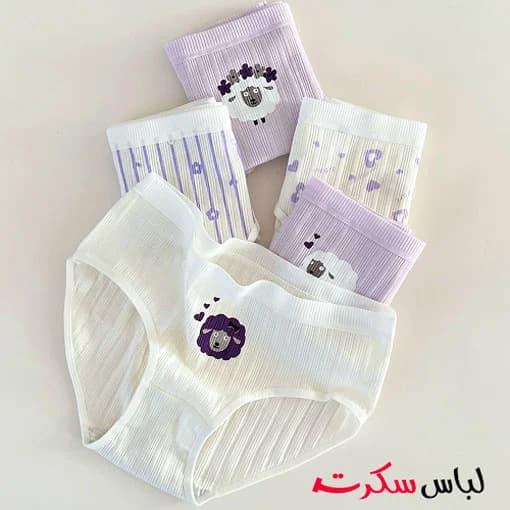شورت نخی کبریتی بسته 3عددی ls00312 — تصویر ۴