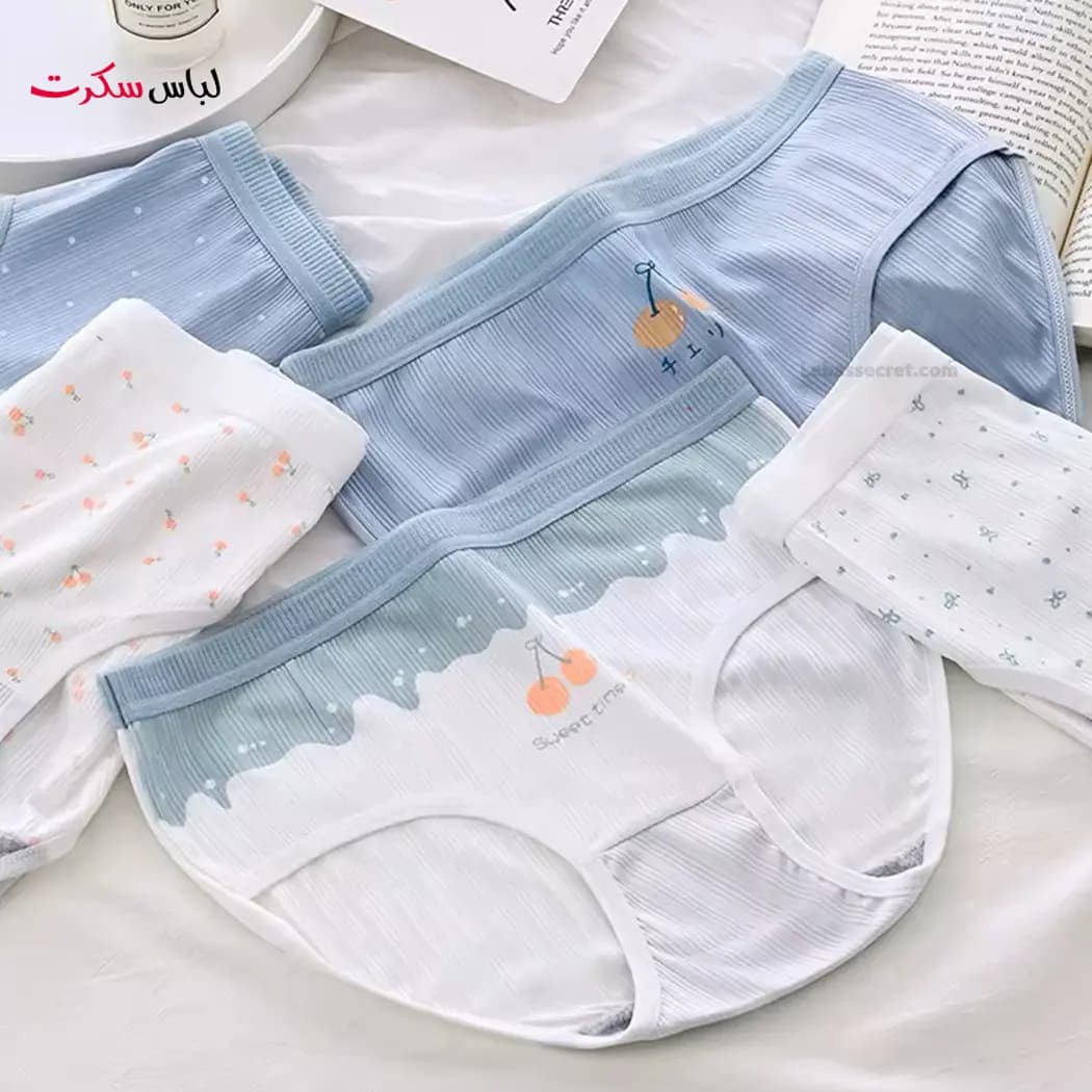 شورت نخی اسلیپ زنانه پک 3عددی lebassecret145 — تصویر ۶
