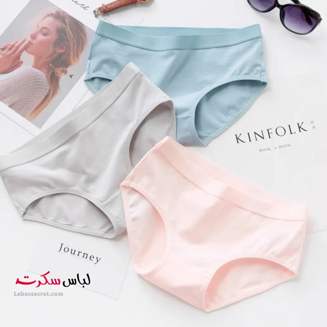 شورت نخی زنانه بسته 3 عددی Ls040 — تصویر ۷