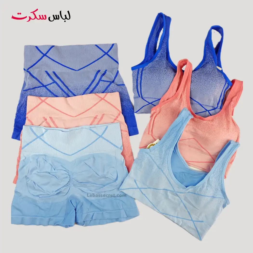 ست نیم تنه شورتک ورزشی ls828 — تصویر ۶