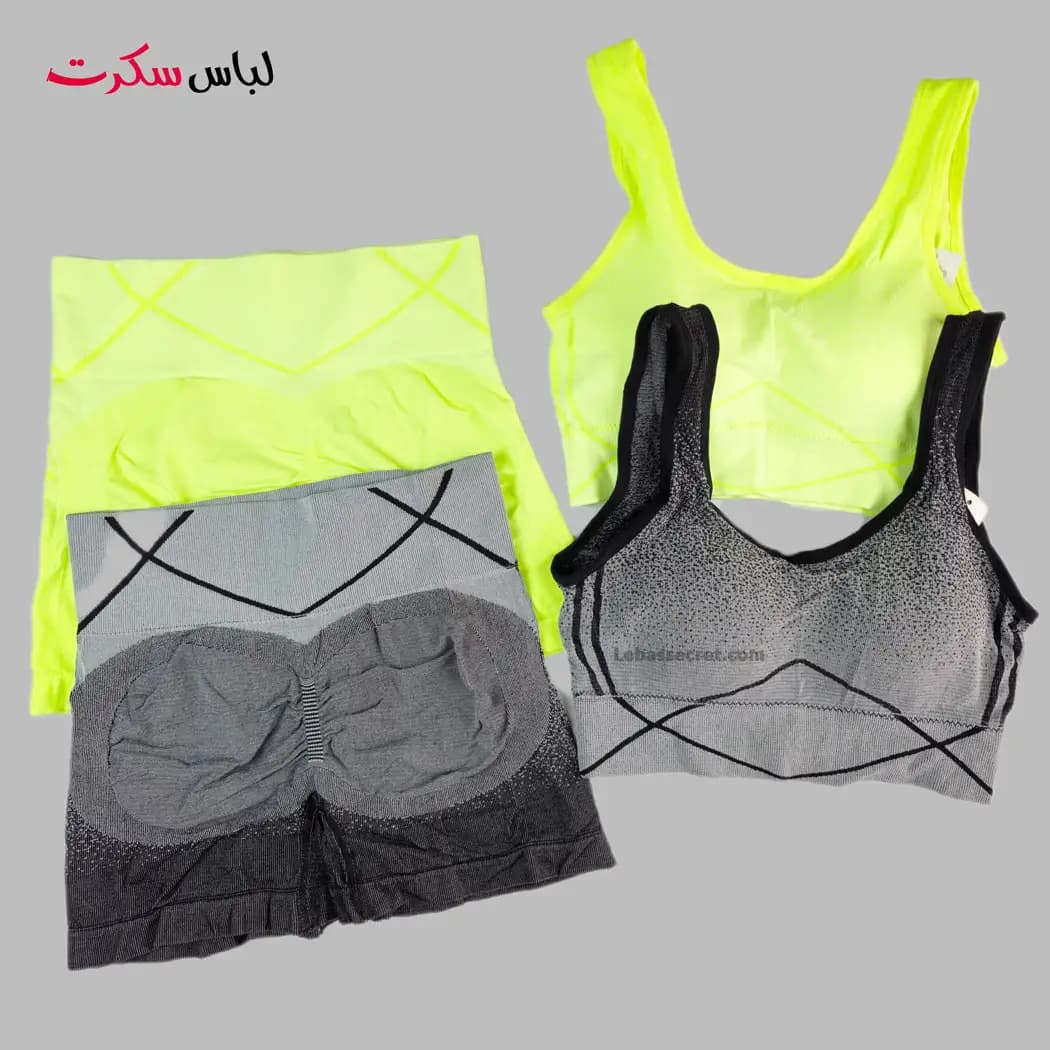 ست نیم تنه شورتک ورزشی ls828 — تصویر ۳