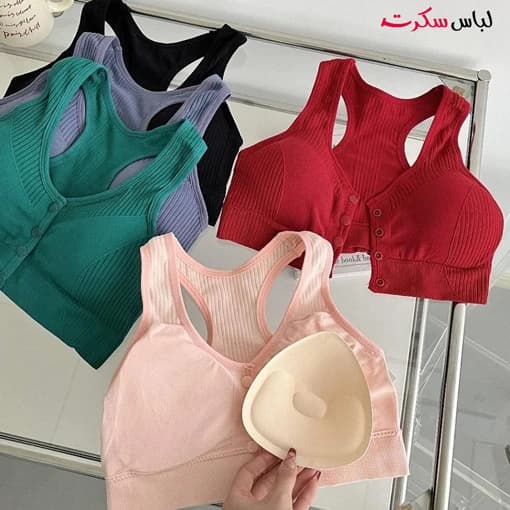 نیم تنه جلودکمه دار زنانه ls3513 — تصویر ۸