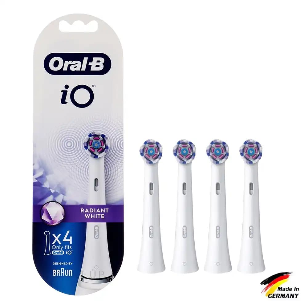 سَری مسواک برقی اورال-بی IO Radiant White 4pcs — تصویر ۸