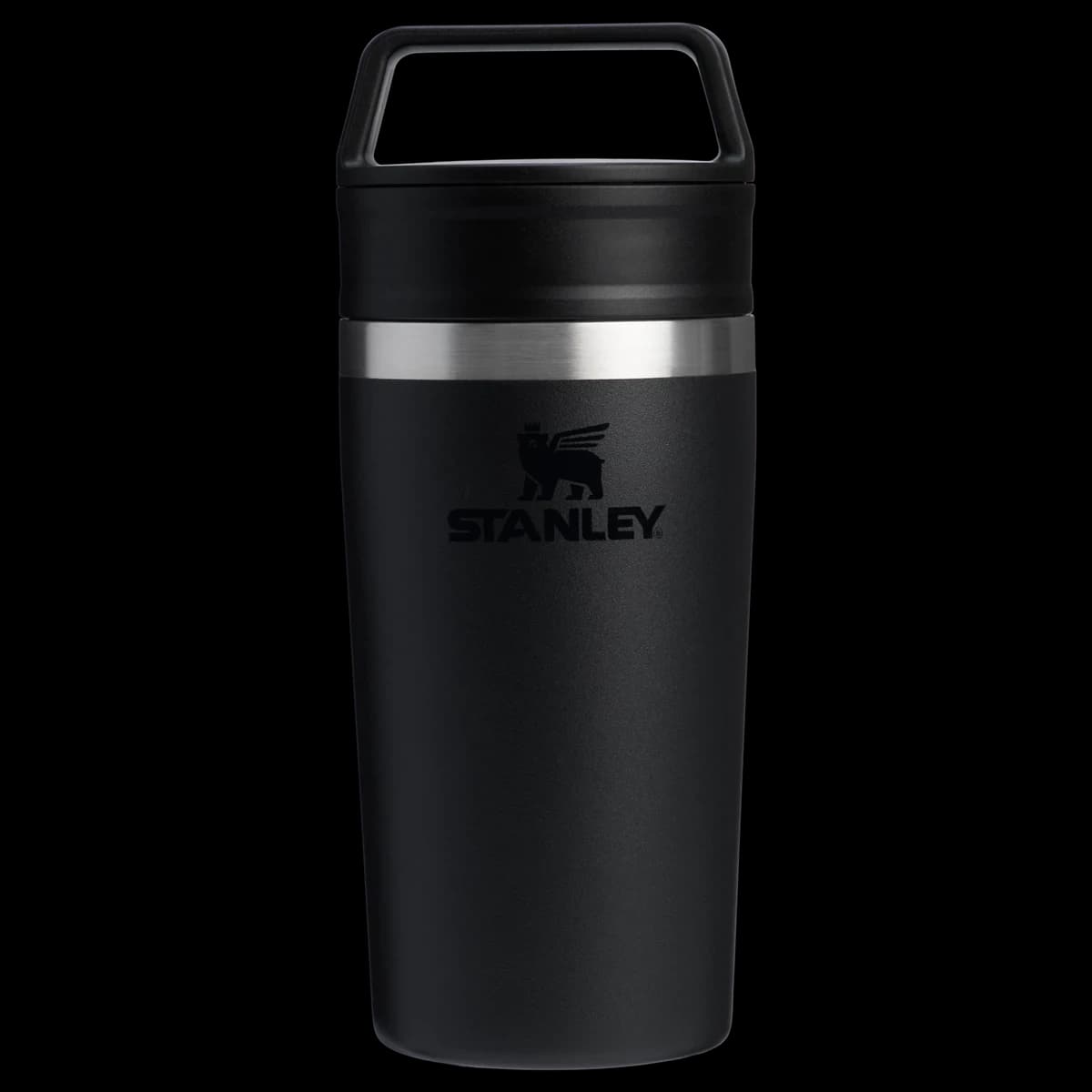 تراول ماگ کافه استنلی رنگ مشکی STANLEY Café-To-Go Travel Mug 354 ml – 40OZ — تصویر ۷