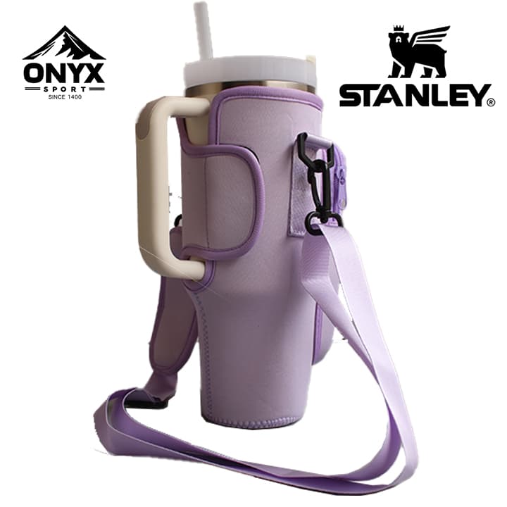 کاور ماگ استنلی دو جیب STANLEY 40 oz 1.18L رنگ یاسی — تصویر ۱۰