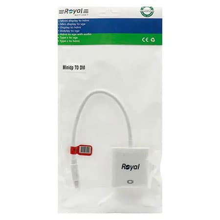 مبدل Mini Displayport به DVI رویال مدل MD — تصویر ۶