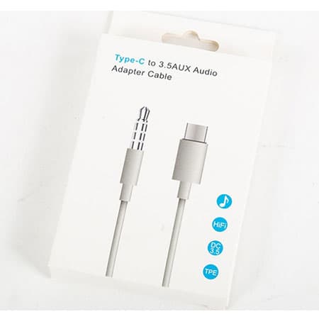 کابل تبدیل USB-C به جک 3.5 میلیمتری طول یک متر — تصویر ۵
