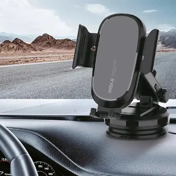 پایه نگهدارنده و شارژر بی سیم گوشی موبایل هیسکا مدل HK-2350W — تصویر ۸