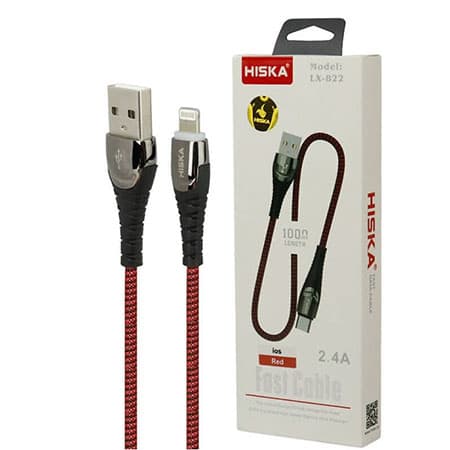 کابل تبدیل USB به لایتنینگ هیسکا مدل LX-822 طول 1 متر — تصویر ۴