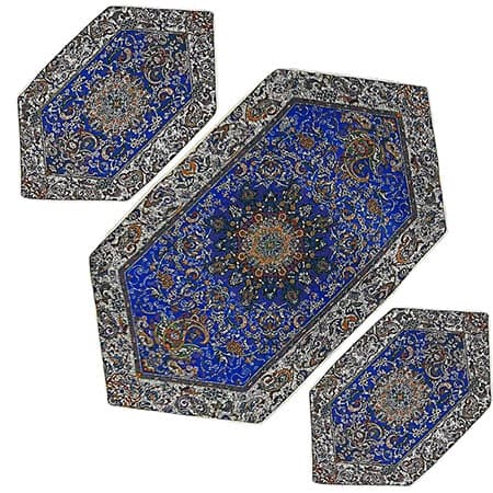 ست 5 تکه رومیزی ترمه مدل یلدا کد BF5-5 — تصویر ۱۰