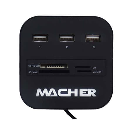 هاب 3 پورت USB 2.0 و رم ریدر مچر مدل MR-139