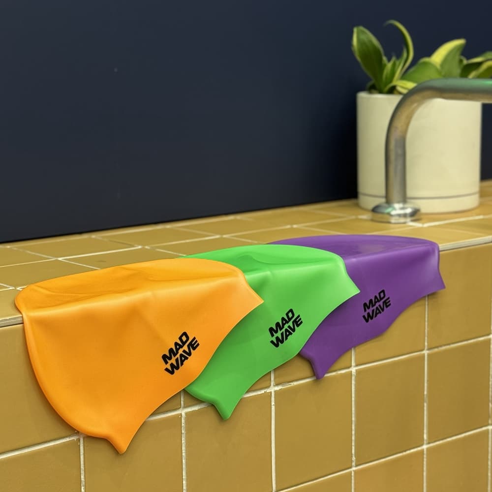 کلاه شنا سیلیکونی مدویو مدل Neon Silicone Solid — تصویر ۱۱