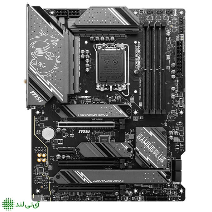 مادربرد ام اس آی مدل MSI Z790 GAMING PLUS WiFi DDR5 — تصویر ۴