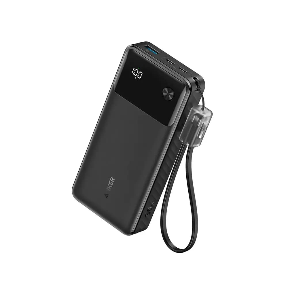 پاوربانک انکر مدل Anker 30W Smart Display Nano A1384 ظرفیت 20000 میلی آمپر ساعت