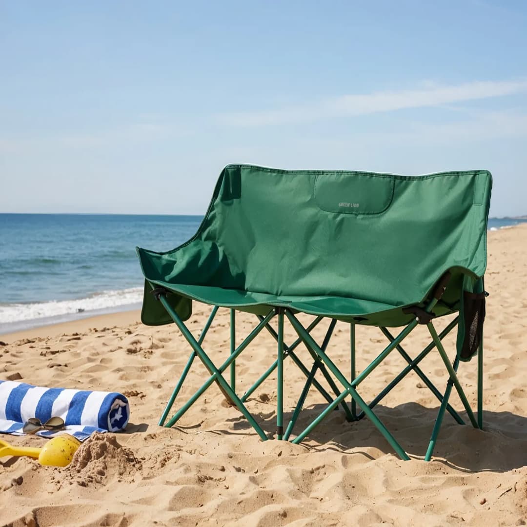 صندلی کمپینگ دو نفره گرین لاین Green Lion GNTNCMPCH Twin Camping Chair — تصویر ۹