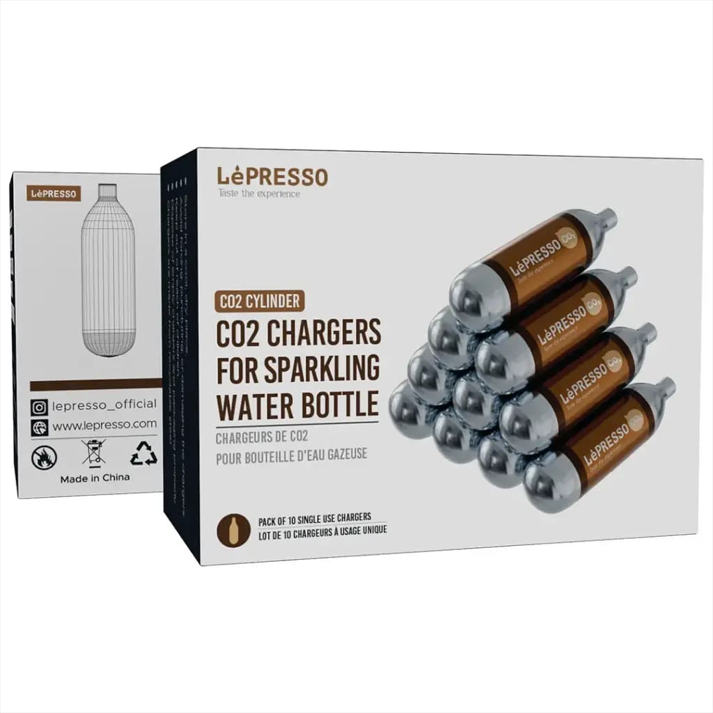 كپسول 10 عددی CO2 سودا ساز پرتابل Lepresso Co2 Chargers 8g — تصویر ۶