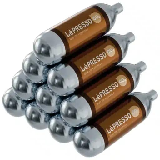 كپسول 10 عددی CO2 سودا ساز پرتابل Lepresso Co2 Chargers 8g — تصویر ۴